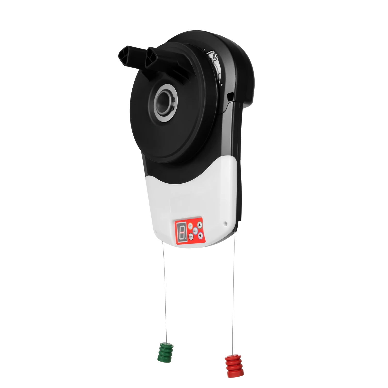 

110V 100W Remote Door Opener 2 Remote Controls LED Light Low Noise 3 Control Methods Mini Size for Most Roller Shutter Doors
