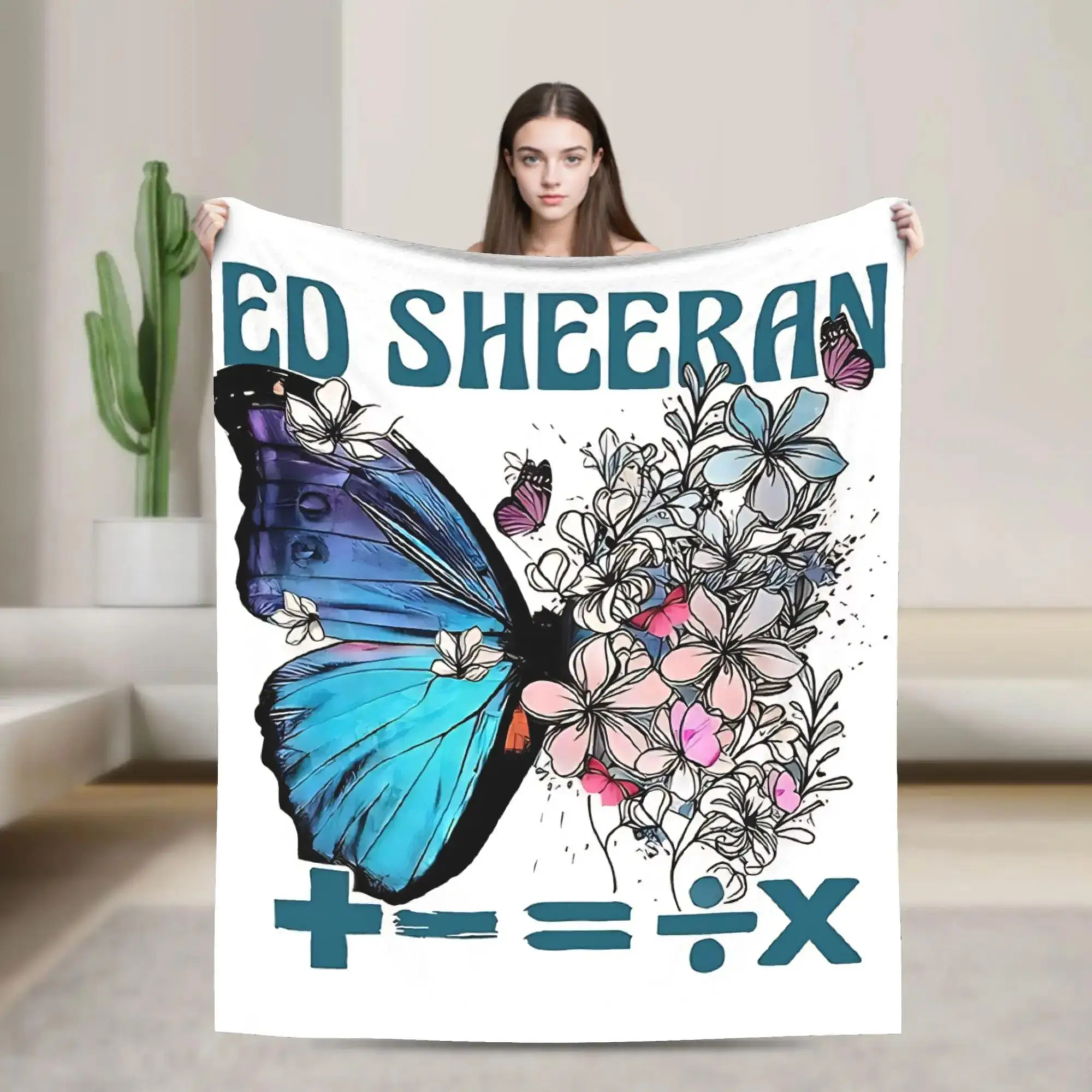 

BUTTERFLY ED Warm Plush Blanket for Bed Sofa Couch Soft Flannel Throw for Decorative Bedding and Chair Cover