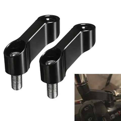 오토바이 백미러 익스텐션 라이저 확장 어댑터, Bws 125 슈퍼 커브 110 Xmax 혼다 Cbr 650r 가와사키용