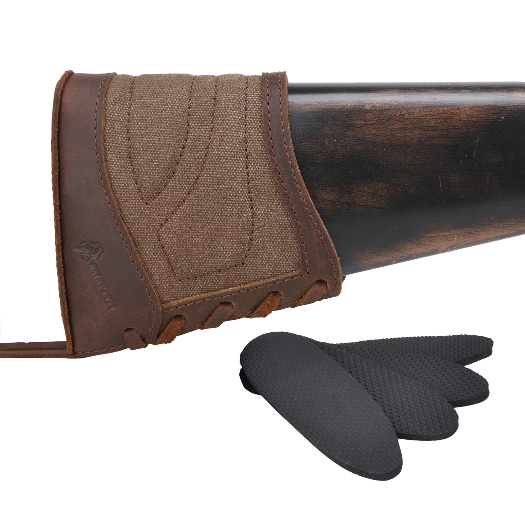 

Кожаные холщовые накладки для отвода, универсальный удлинитель прикладной пистолет для рушниц, винтовки