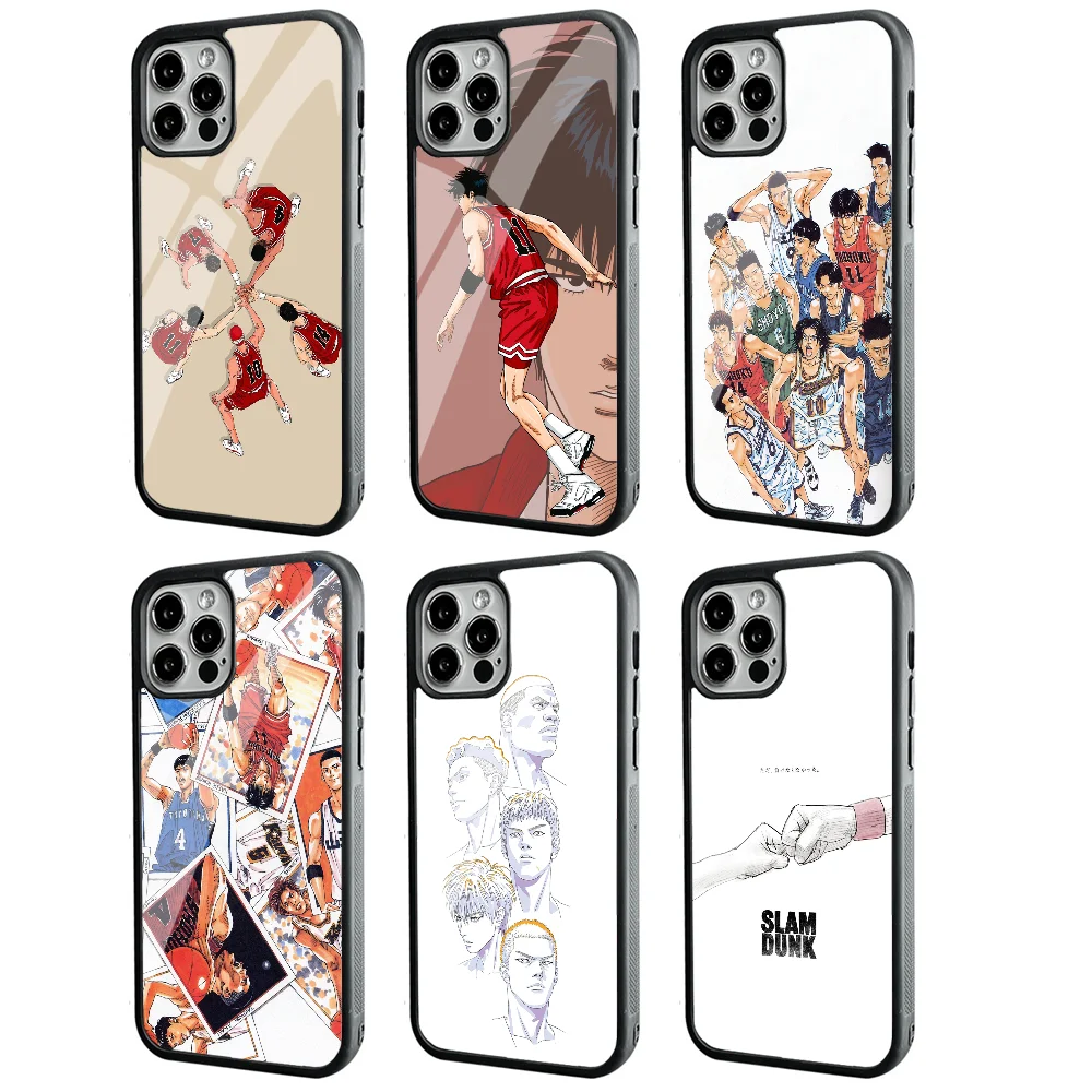 Anime Slam Dunks Phone Case Strong Magnetic For IPhone 15 14 13 Pro Max 11 12 Mini For Magsafe