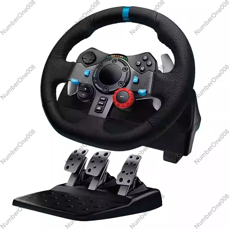 G29/G923 Racing Simulator Steering Wheel Dual Motor Force Feedback For PC PS4 PS5 Gaming Wheel