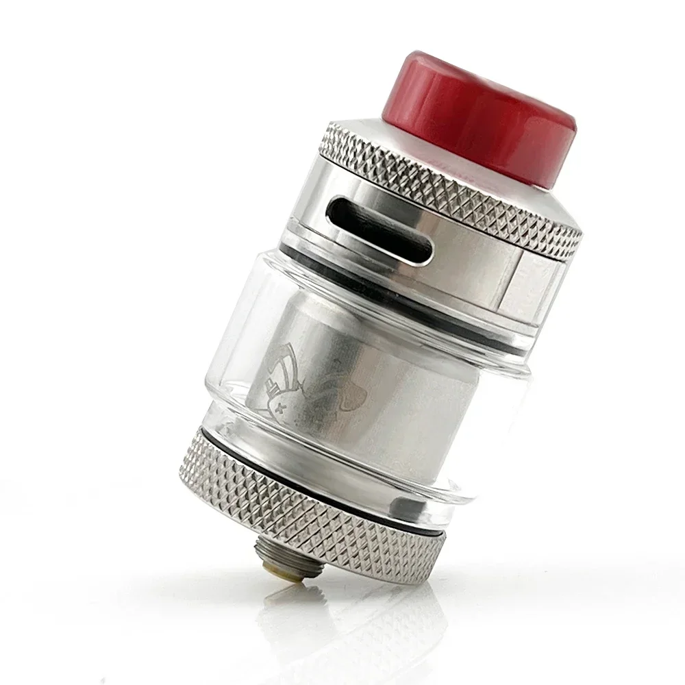 Aosvape Dead Rabbit RTA Tank 24mm 2ml/4,5 ml Bubble Glass Vape Zerstäuber für Thread Box Mod