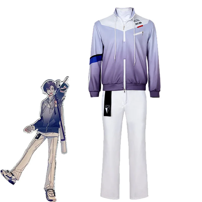 

2024 Nijisanji Kenmochi Toya Cosplay Costume Vtuber Sportswear Virtual YouTuber Anime Clothing Virtual Anchor Christmas Gifts