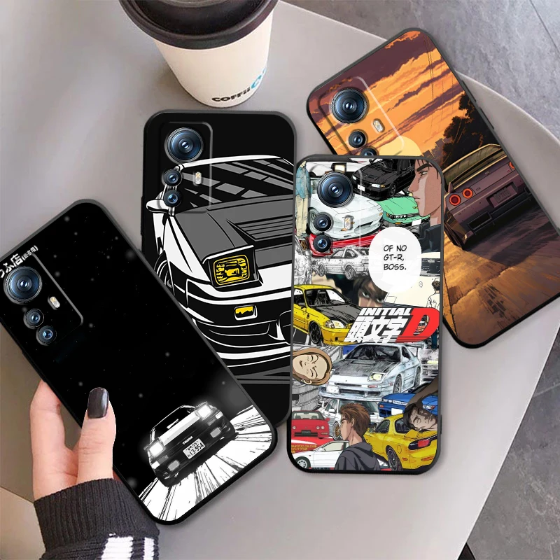 

Anime Initial D Car Comics For Xiaomi Mi 14 13T 13 12T 12 11T 11i 11 10T 10 Pro Lite Ultra 5G Black Funda Phone Case