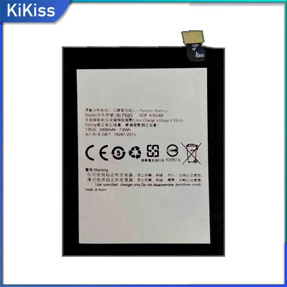 

Mobile Phone Battery For Oppo Neo 5 A31 A31C A31T A31U U3 6607 X907 BLP593 2000Mah Long Lasting