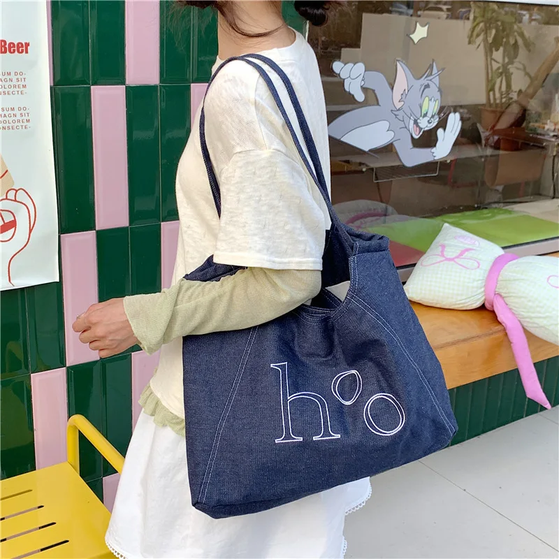 

Холщовая сумка-шоппер для женщин, 2025 год, большая женская сумка-тоут, модные японские дизайнерские женские сумки, кошельки Bolsas