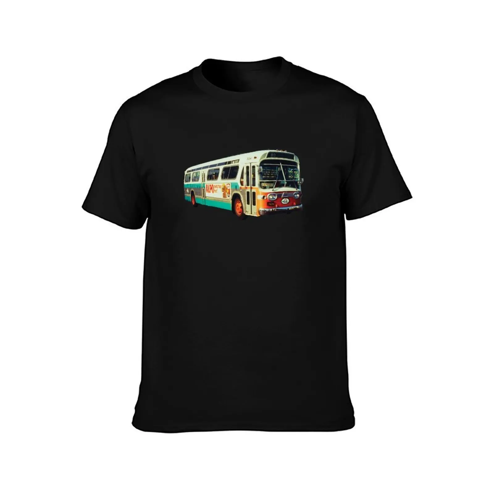 Retro AC Transit Bus - Vintage Alameda County Transit Bus T-Shirt Large Size Loose Casual Tee T-Shirt