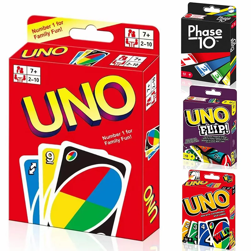 

UNO WILD FLIP DOS Game in Board and Traditional Games Cards Travel Game & Gift for Collectible Cards Toy
