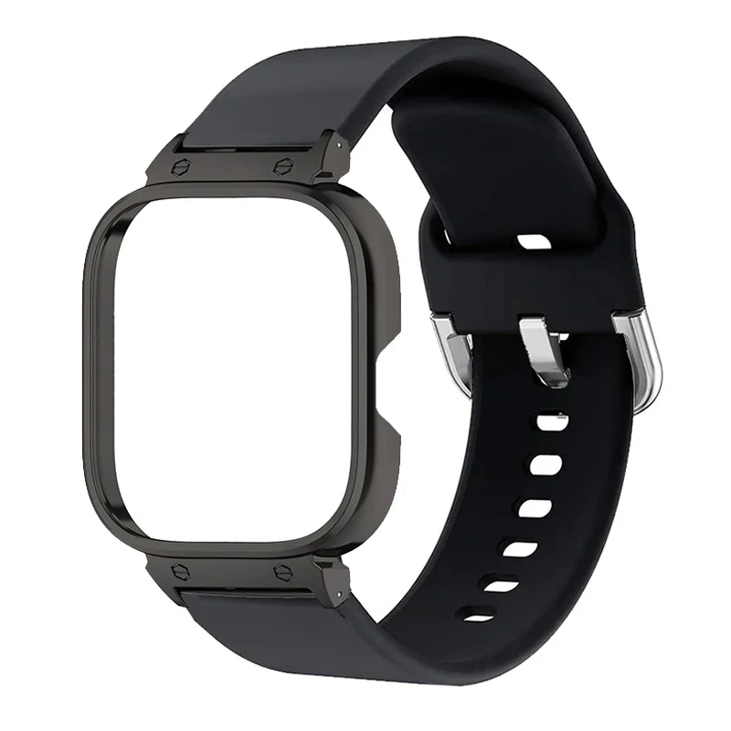 

Защитный чехол на ремешок для Redmi Watch 4, силиконовые браслеты для redmi watch 4, ремешок для часов redmiwatch, 4 ремешка, металлический защитный чехол