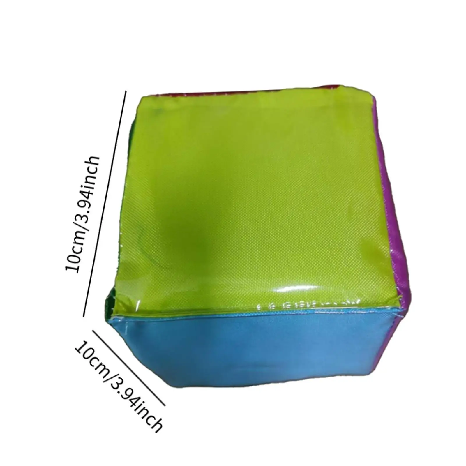 2Pcs Card Slot Educational Dice PVC Soft Dice DIY Role Playing PVC Pocket Cubes for Teaching Birthday Gift Preschool Activity