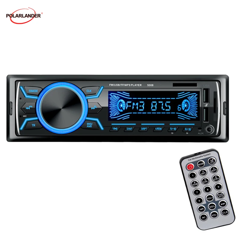 

12V 5008 Card Reader Bluetooth FM Radio Function MP3/WMA/WAV formats Support Fast Charge Car MP3 Player Dual USB