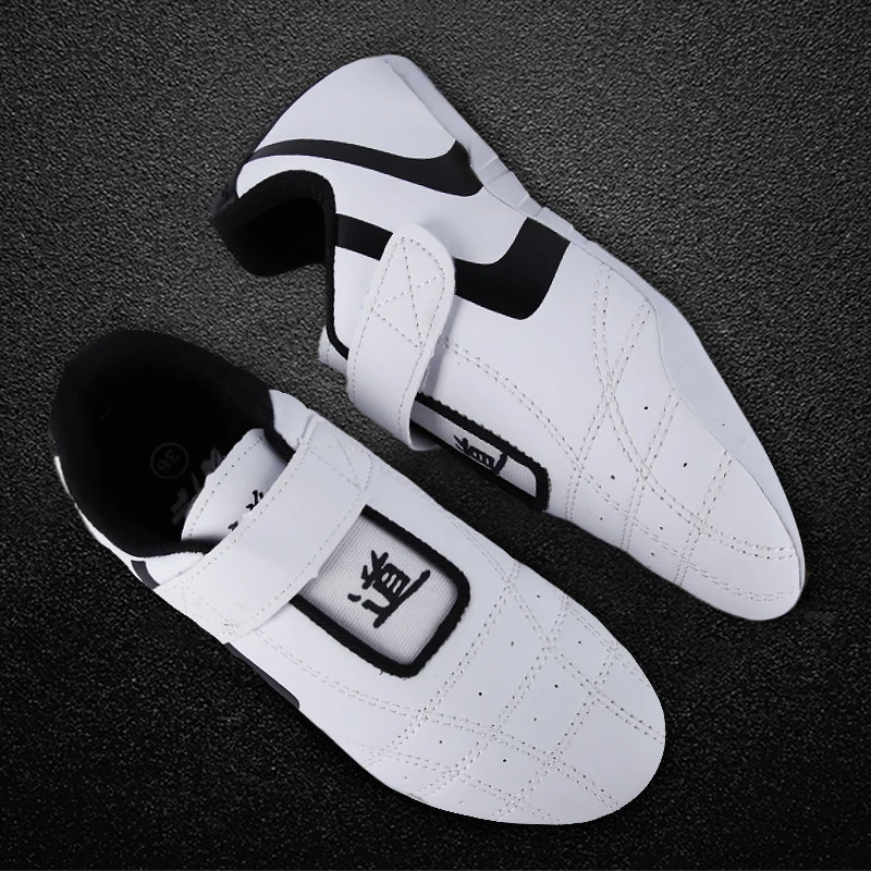 Taekwondo Training Shoes Indoor Anti Slip Children\'s Taekwondo Shoes Kickboxing Kung Fu Tae Kwon Do Martial Arts Sneaker Adult