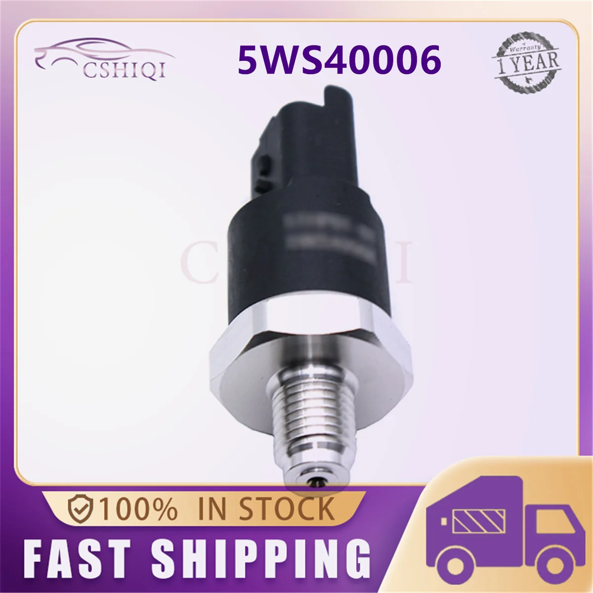 

5WS40006 Injection Control Pressure Sensor 9640387980 13627805026 51HP01-01 51HP0101 For Peugeot Ford Automobiles Accessories