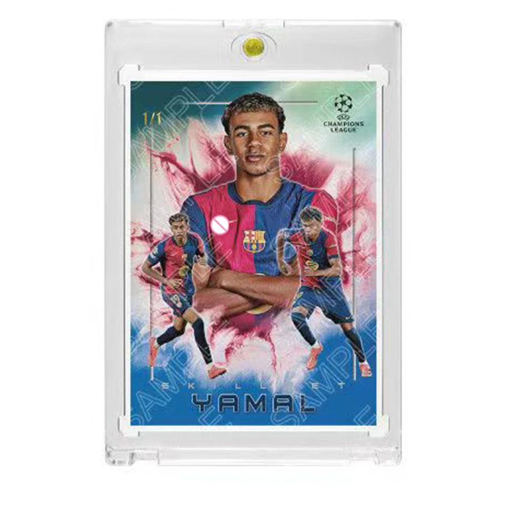 PANINI Yamal Williams Eden Hazard Yamal Zinedine Zidane Cristiano Ronaldo Messi DIY 시그니처 컬렉션 카드 생일 선물