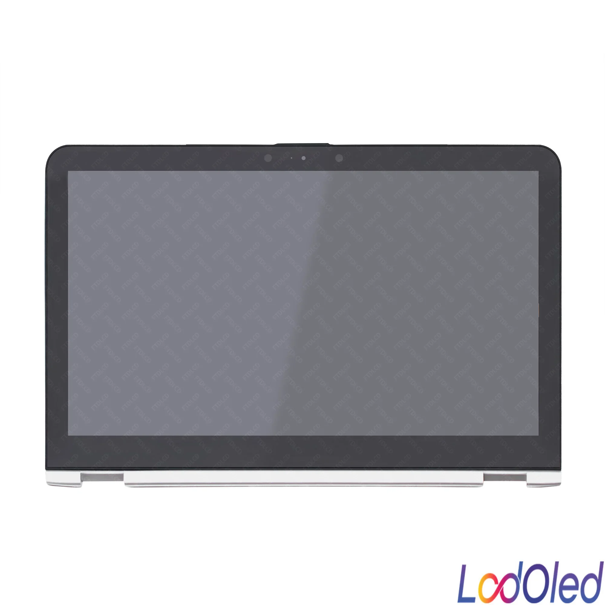15.6'' FHD IPS for HP Envy 15-AQ292CL 15-AQ294CL LED LCD Display TouchScreen Digitizer Assembly+Frame(Silver) 1920X1080 30pins