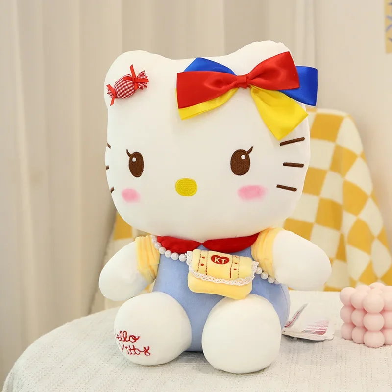 Jouets en peluche Sanurgente Hello Kitty pour enfants, dessin animé, chat, animal, oreiller, doux, beurre, cadeau de Noël, 20 cm, 30cm