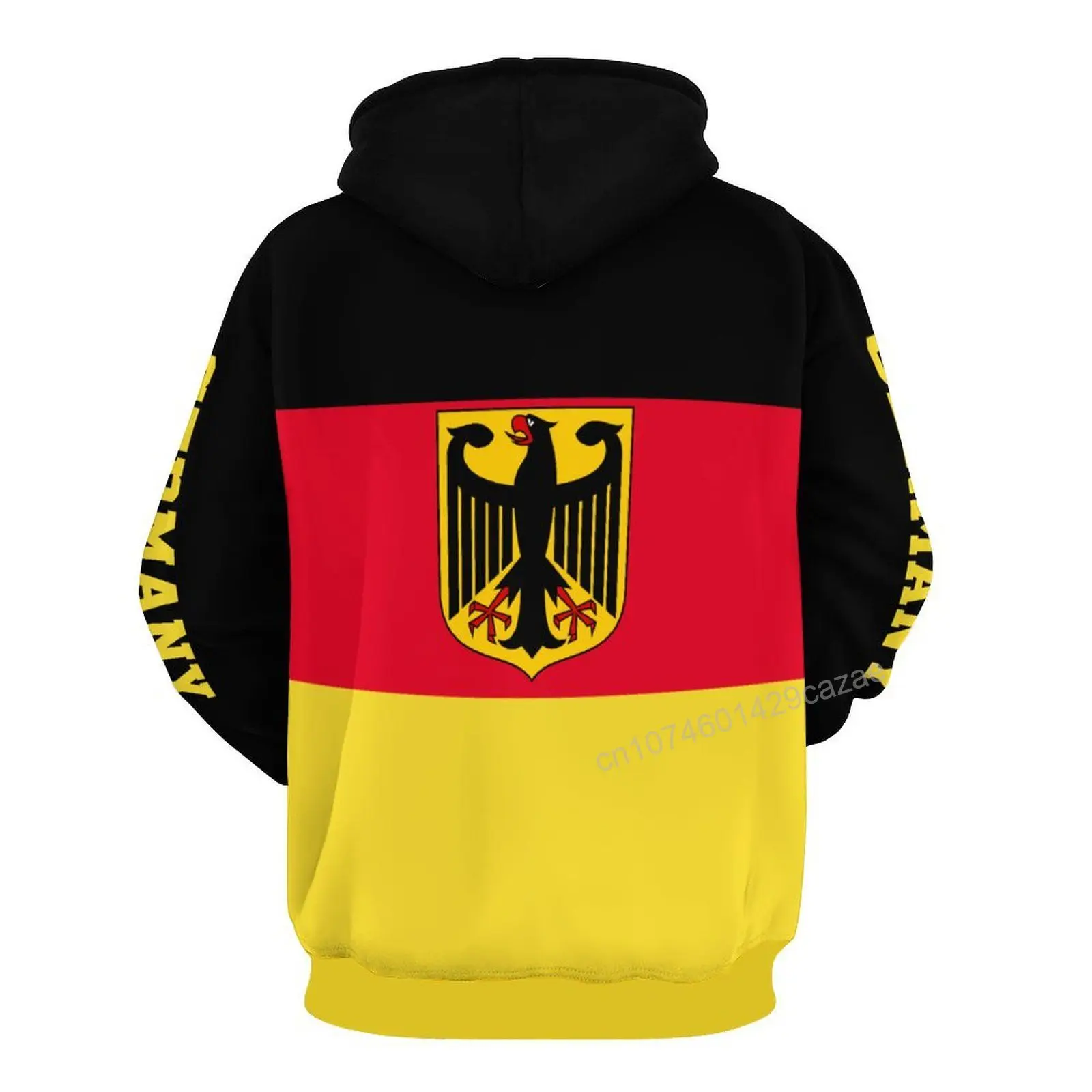 Germany Country Flag 3D Hoodie Polyester Cool Men Women Harajuku Sweatshirt Unisex Casual Pullover Hoodies