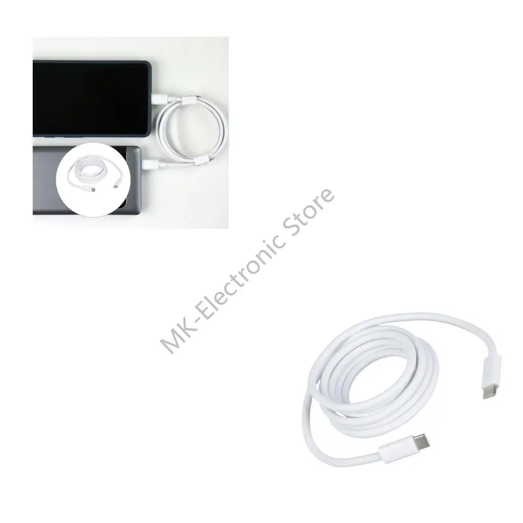 R2LF Extended 2Meter PD3 1 Charging Cable 175LB Tensile Strength for Gaming Tablets