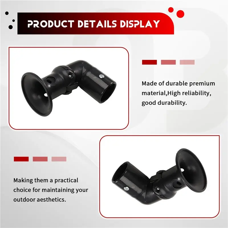 EYFL-Patio Umbrella Replacement Parts, Outdoor Umbrella Accessories Bend Head For Offset Hanging Market Patio Umbrella