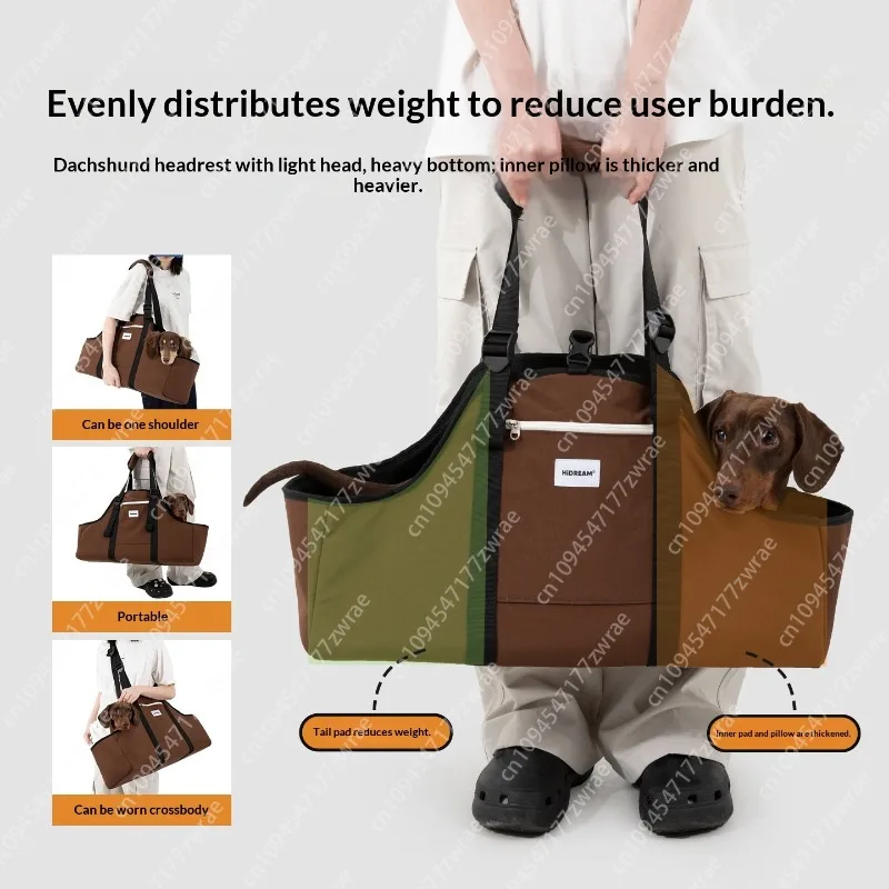 Special Dog Strap Back Bag Spinal Support Orthopedic Long Pet Back Bag Small Dog Extra Long Comfortable Fit