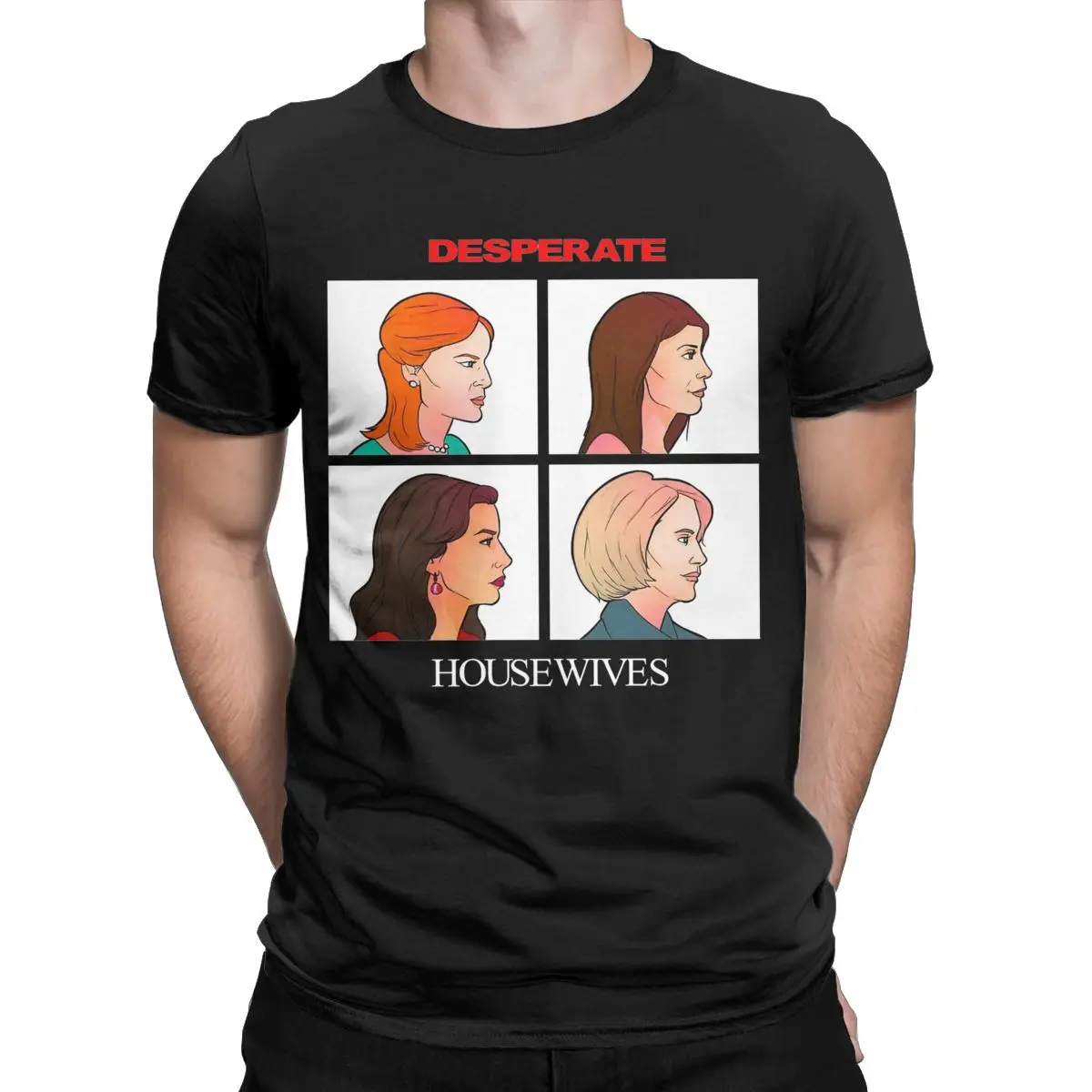 Descery Housewives TV Show magliette uomo donna cotone moda Bree Van De Kamp T-shirt manica corta abbigliamento tutte le stagioni