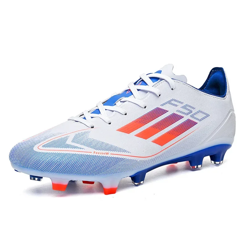 2024 New Cross-Border Shoes Football Boots Men's Women's Youth Long-Studded Mesh Breathable Competition Training Sports Shoes Fa