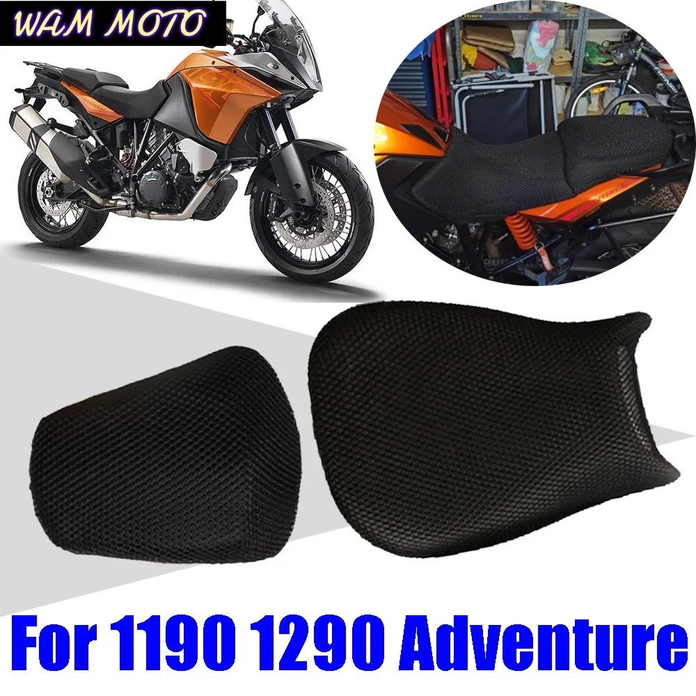 For KTM 1290 Super Adventure 1190 ADV Accessories Mesh Seat Cover Heat Insulation Seat Cushion Cover Protector