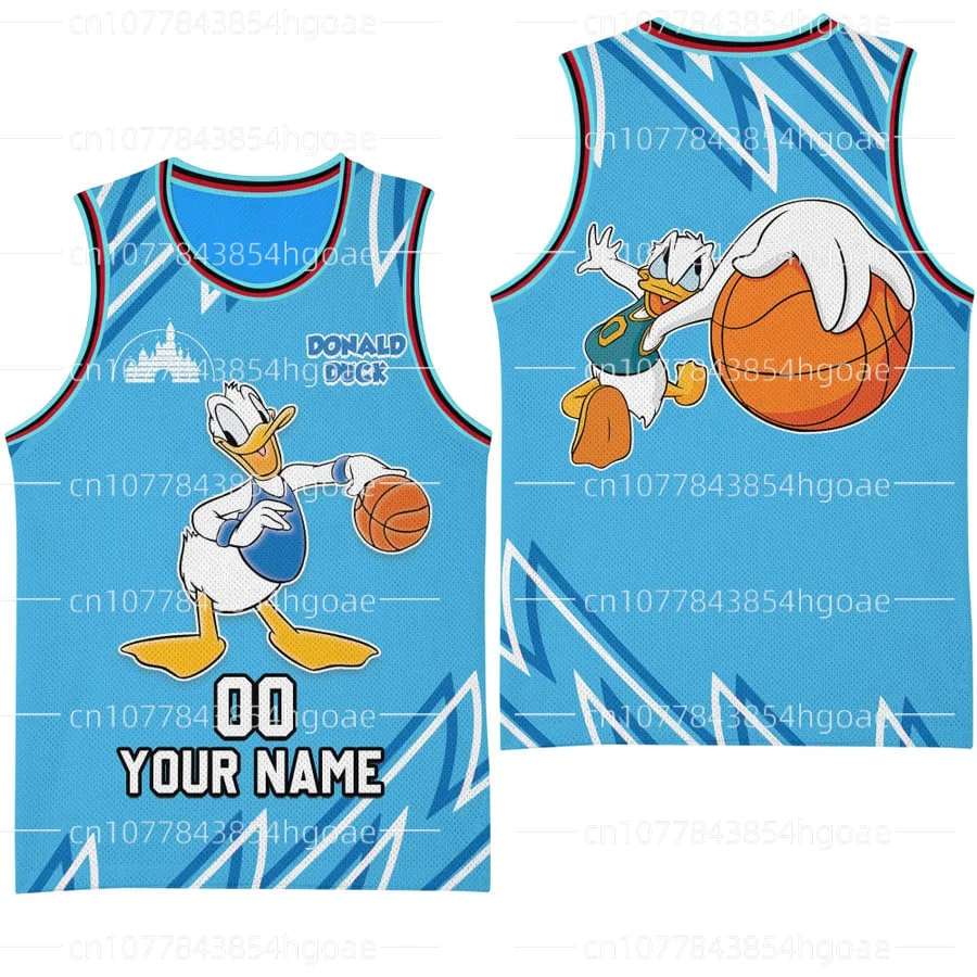 New Disney Dopey Basketball Jersey  Printed Mesh Sports Vest Disney Free Custom of Name Numbers for Men and Women's Jersey