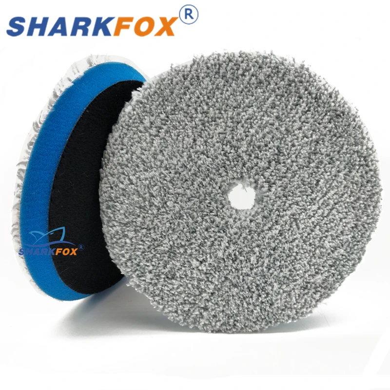 5inch(125mm) Microfiber Polishing Pad For Cars Body Polish Micro Fiber Polishing Wheels For Car Polisher Buffing Waxing