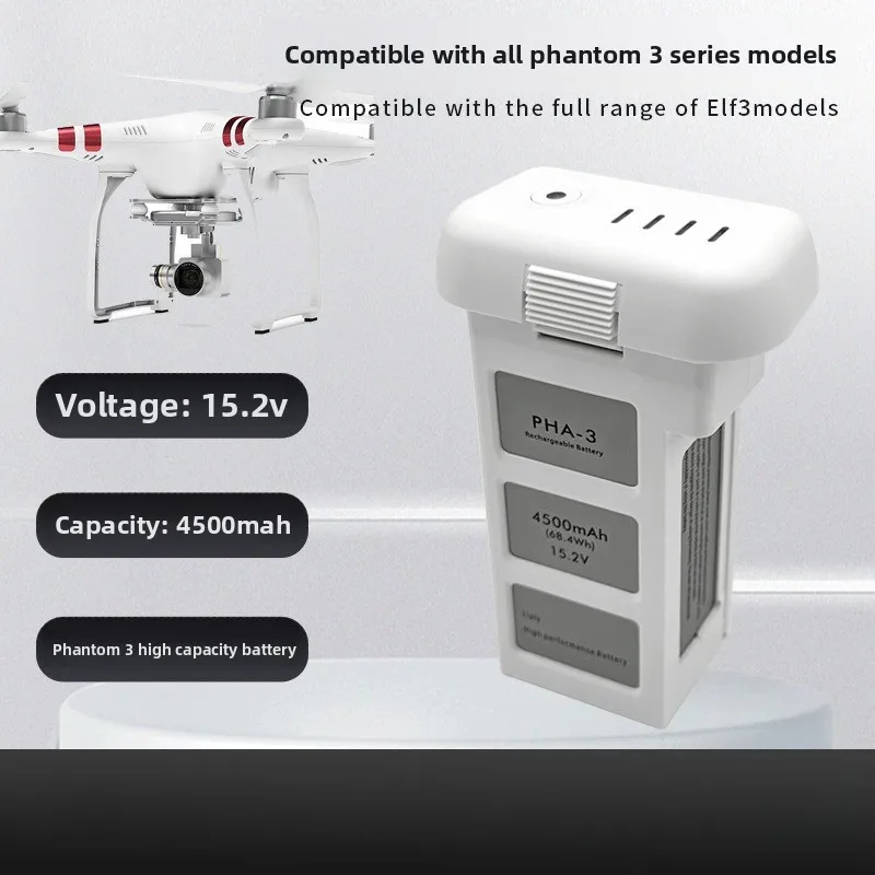 Compatible with DJI Phantom 3 drone battery, DJI Phantom 3 aerial photography drone battery 4500mAh 15.2V