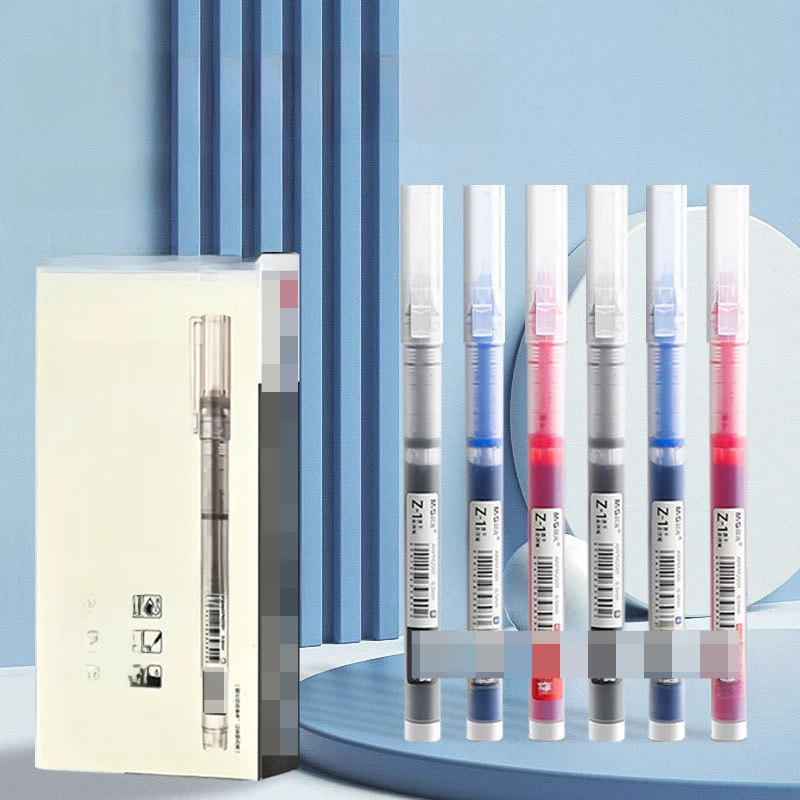 

M2001 straight-liquid ballpoint pen oily waterproof quick-drying gel pen signature pen examination pen homework artifa