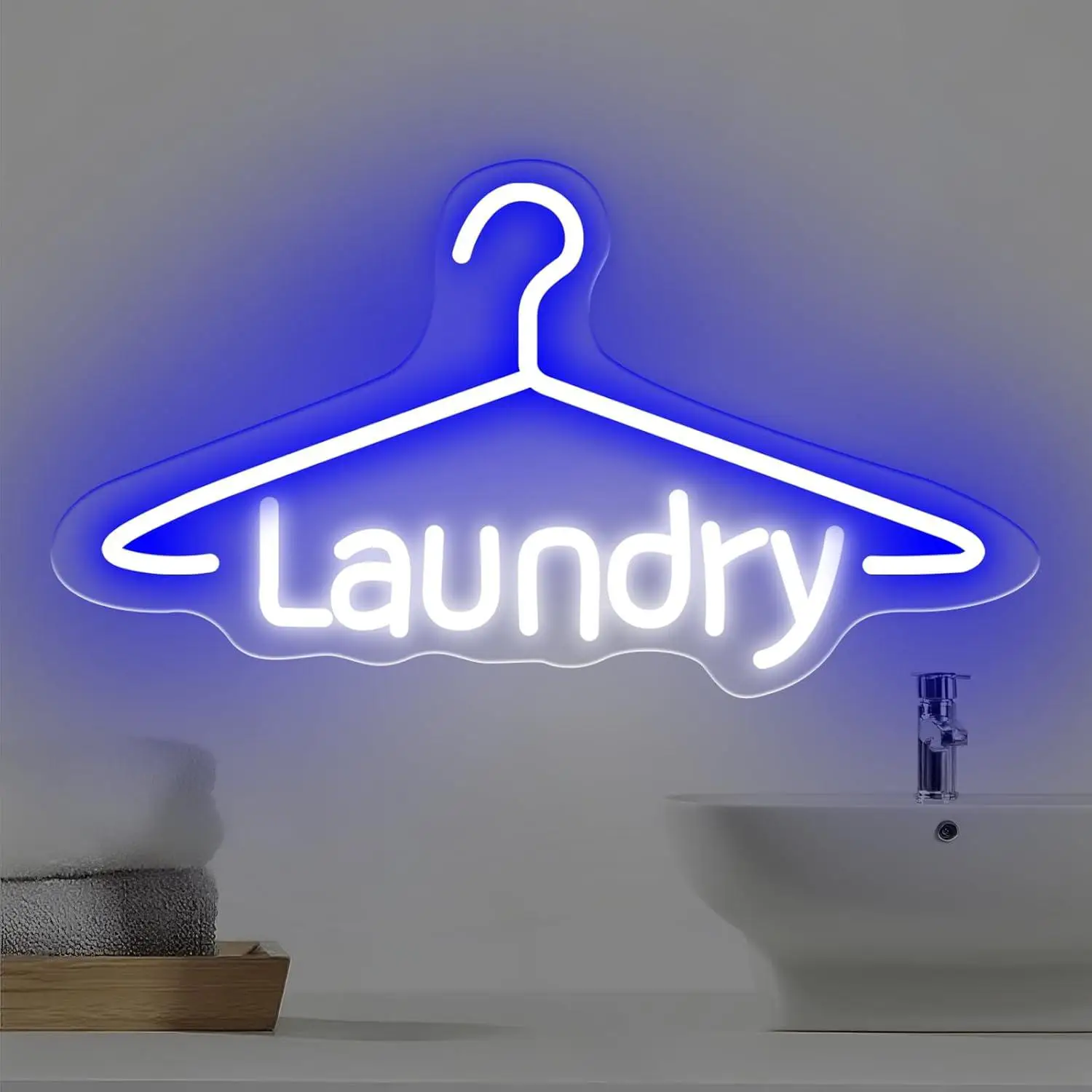 

Неоновая вывеска для прачечной: USB-светильник с регулировкой яркости для декора прачечной, стиральной машины, бизнеса. Светодиодные вывески.