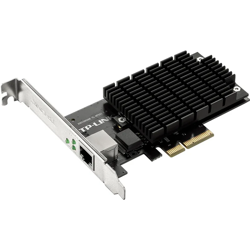 Imagem -05 - Tp-link Ethernet Placas de Rede Computador pc Adaptador Lan Card Pcie Rj45 Tl-nt521 10000mbps 2.5g 10g 10ge 2500mbps