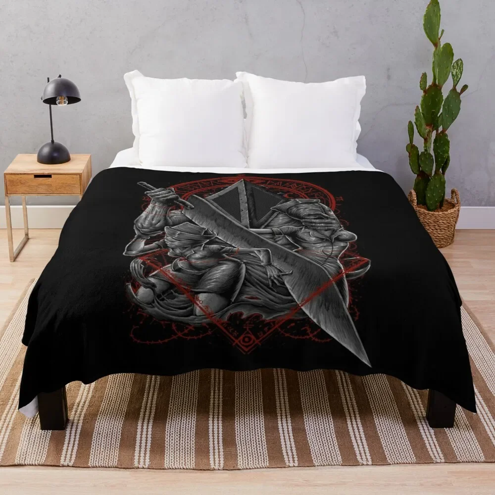 

Silent Hill Throw Blanket Decorative Sofa Furrys Bed Fashionable Blankets