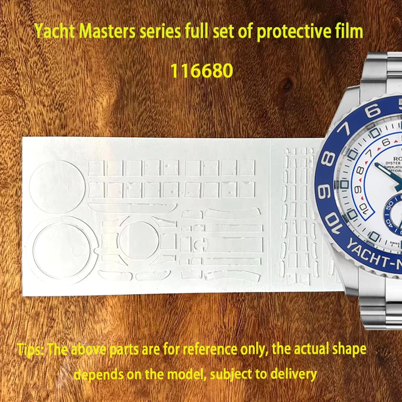 Applicable to Rolex yacht master 116680 gold blue watch protective film dial 44 bezel buckle 116681