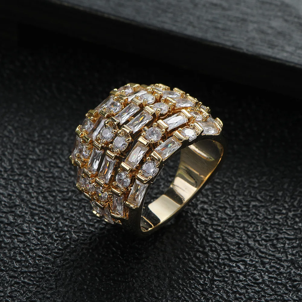HIBRIDE High Quality Unisex Style Simple Ring Daily Dress Decorative Jewelry Suitable for Wedding Holiday Banquet Prom Gift R59