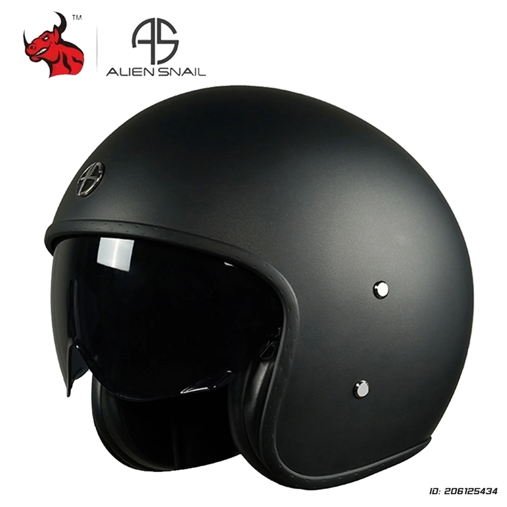 

Retro Motorcycle Helmet Men's and Women Half Helmet Cruise 3/4 Helmet Casco Moto Jet Scooter Bike Helmet Motorcycle Accessories