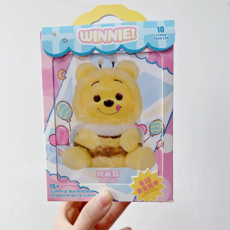 ديزني ويني ذا بوه المشاغب حفلة الفينيل اللعب Kawaii أنيمي بوه الدب حقيبة قلادة ألعاب أطفال لطيف عروسة كارتون ديكور الهدايا