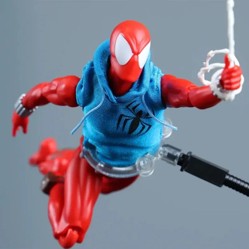 CT mafex186 Scarlet Spider-Man versión cómica Peter Parker personaje de anime figura posable modelo de juguete CT figura coleccionable
