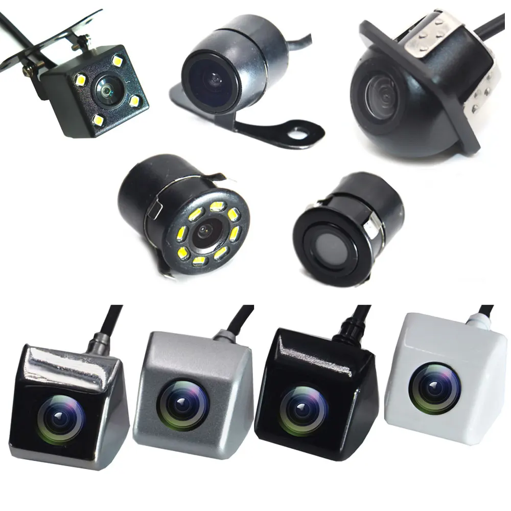 BYNCG HD CCD Night vision Reverse Camera 170 Angle Car Rear view IP67 DC 12V/24V Vehicle for VW Ford Toyota & More