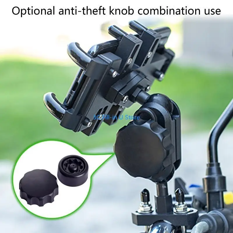 G8TA Phone Holder Tablet Mount Universal Adjustable Handle Motorcycle Bracket