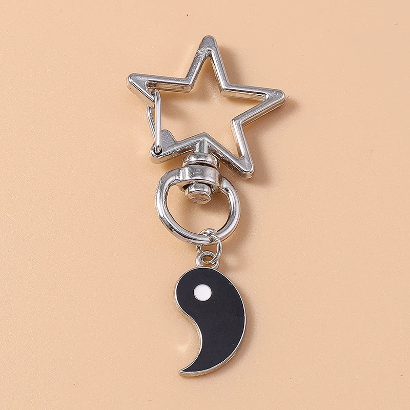 Aihua heiß verkaufen Yin Yang Tai Chi Schlüssel bund Bff besten Freunde Paar passende Sets für Frauen Männer Liebhaber Schlüssel ring Schmuck Geschenke – Detail 5