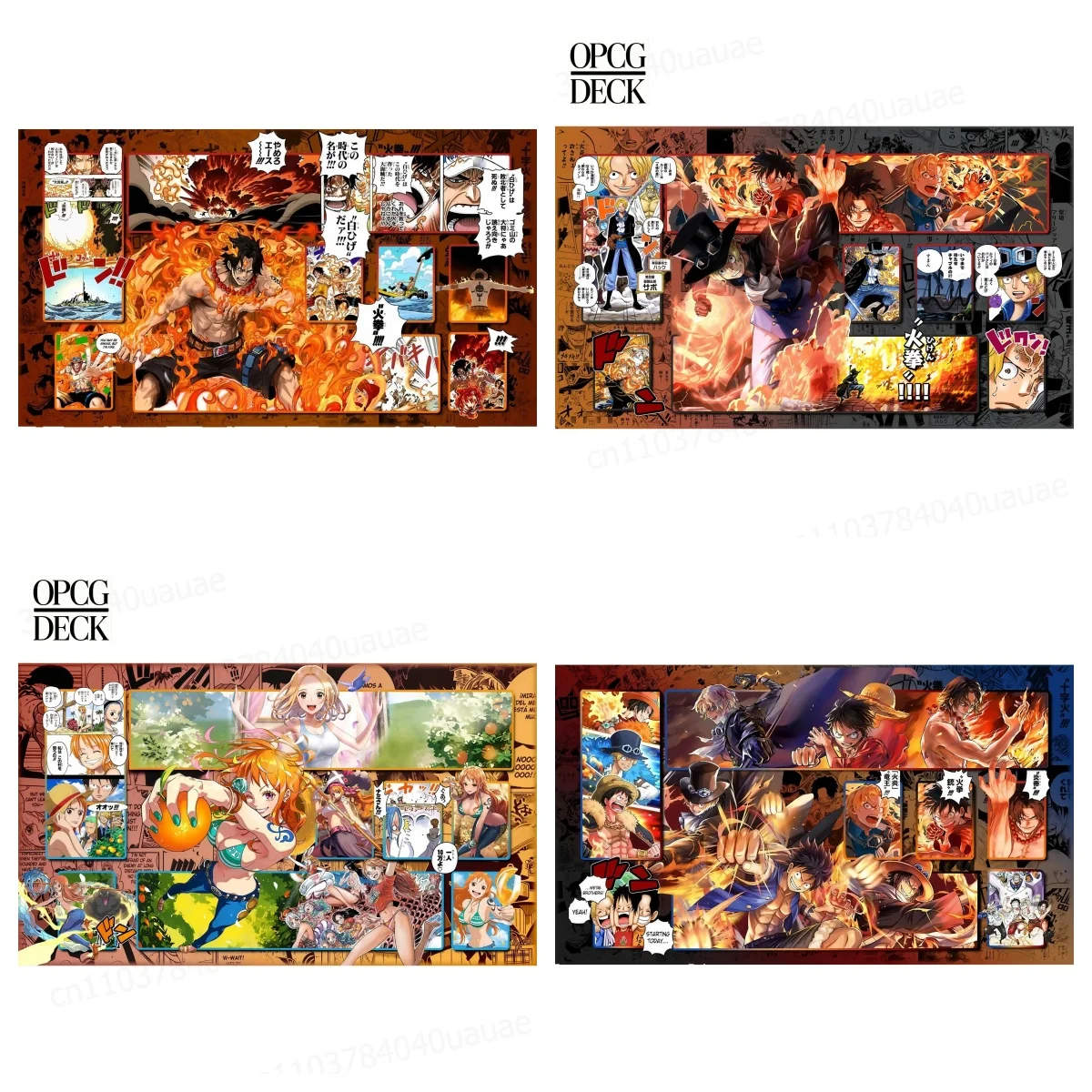 Playmat Card Monkey D. Luffy Roronoa Zoro Vinsmoke Sanji Anime Playmat High-Quality Card Game Mat 60*35Cm