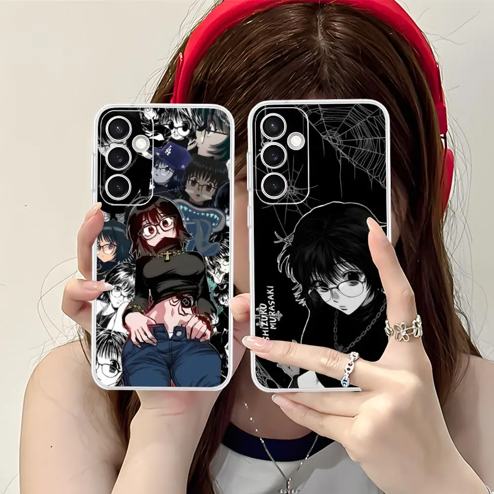 Hunter Shizuku Murasaki Phone Case for Samsung Galaxy S25 S24 S23 S22 S21Plus FE Ultra Soft TPU Clear Shockproof Cover