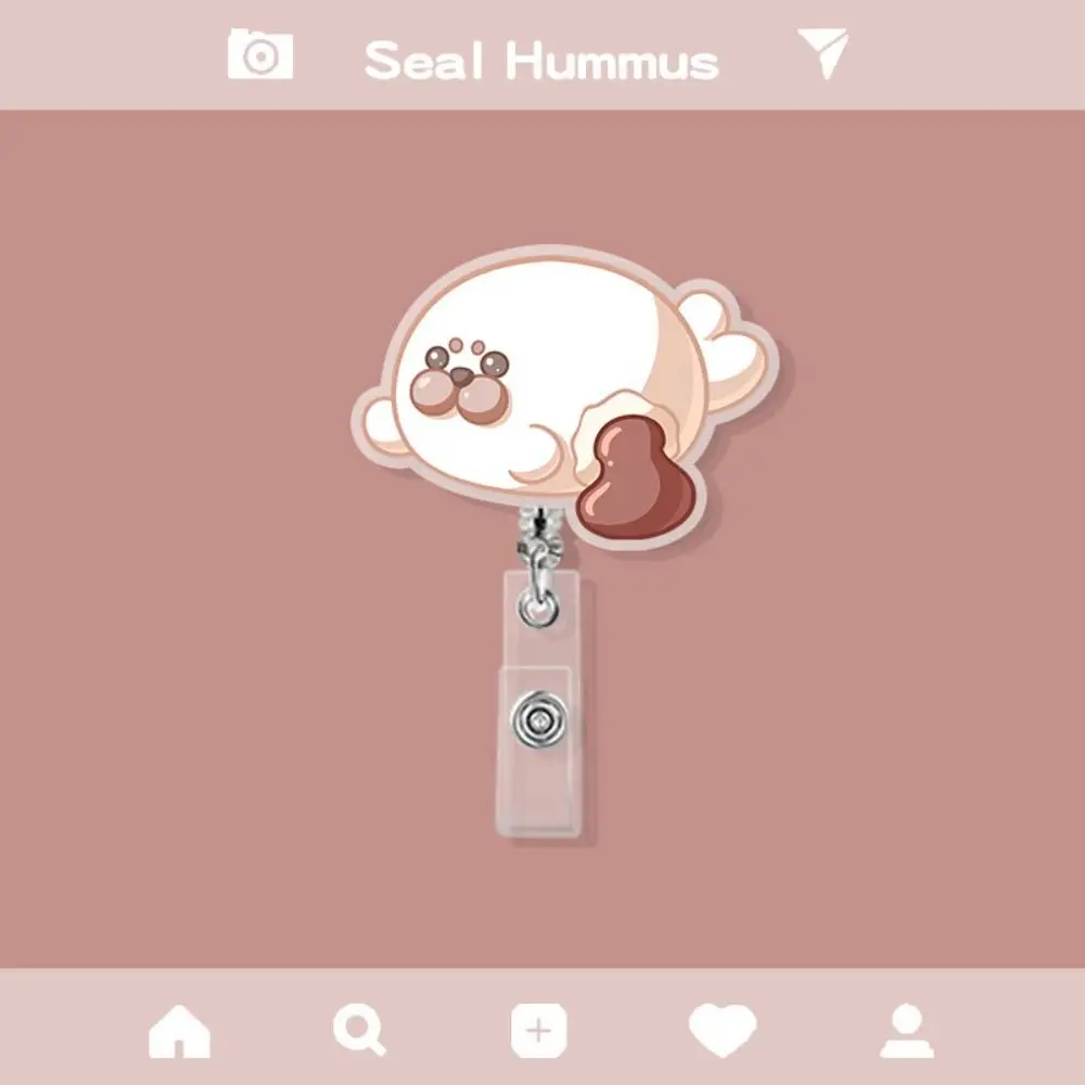 

Animal Style Dumplings Animals Badge Reel Dumplings Cartoon Animal Cartoon Retractable Badge Reel Creative Cat
