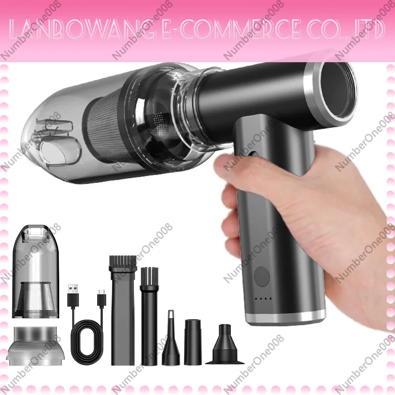 Mini handheld small fan, outdoor air pump small hair dryer handheld small fan, violent turbo fan