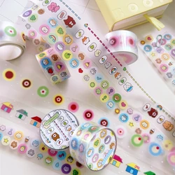 Korean Kawaii 3M DIY Hand Tape Sticker Letter Number Diary Decorative Stickers Cute Cartoon School Stationery