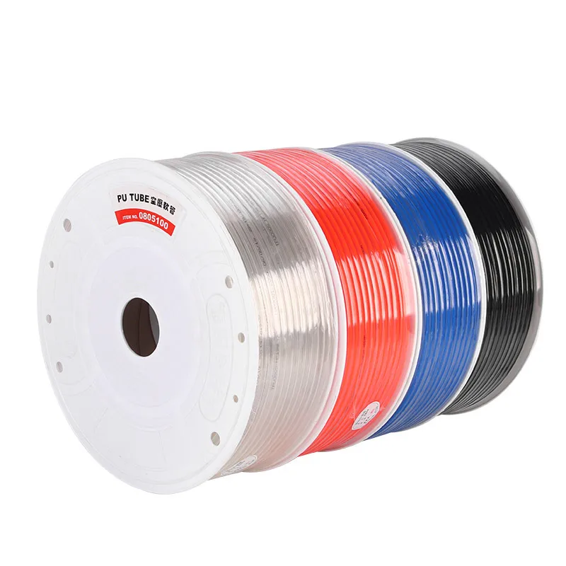 Pneumatic Hose Compressor Hose Air Tube 4*2.5mm 6*4mm 8*5mm 10*6.5mm 12*8mm 14*10mm 16*12mm Pneumatic Air Hoses PU Pipe