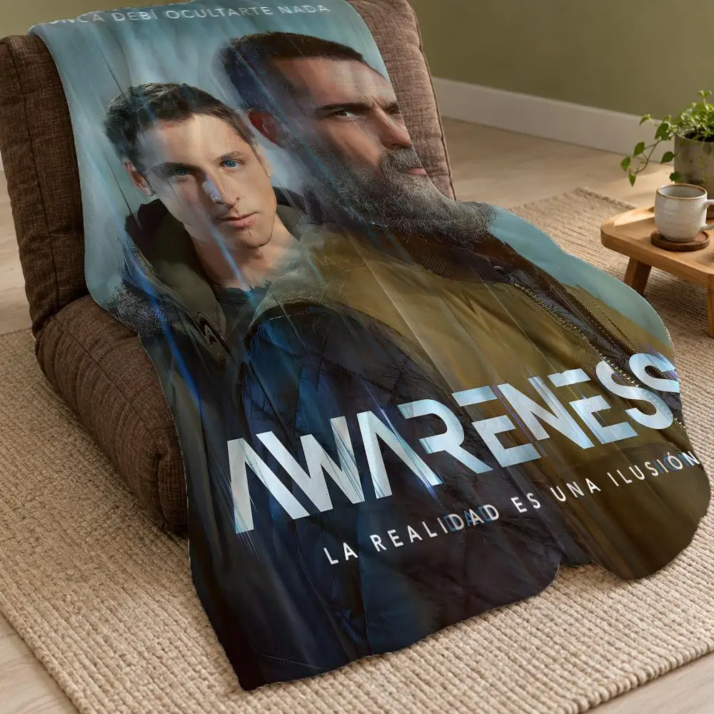 Awareness Throw Double Sided Flannel Throw Blanket Soft Warm Washable Home Decor